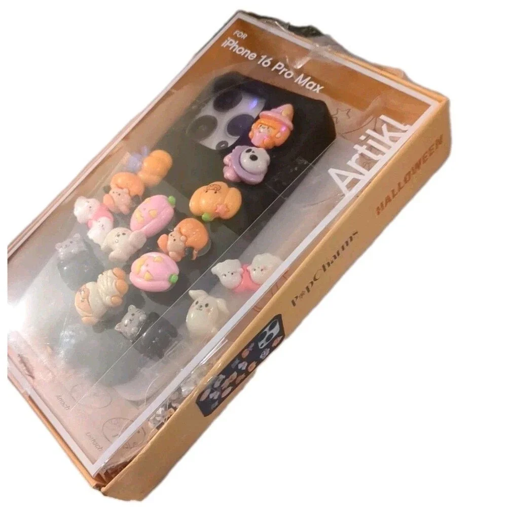 NEW Artikl iPhone 16 Pro Max Cell Case Phone Halloween Charms Ghost Mummy Witch